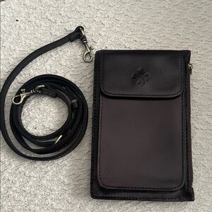 Patricia Nash Brown Leather crossbody phone Bag